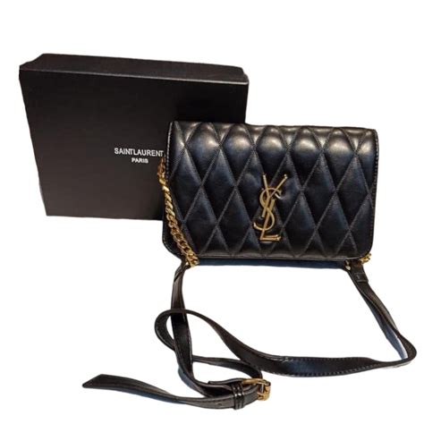 becky chain wallet ysl